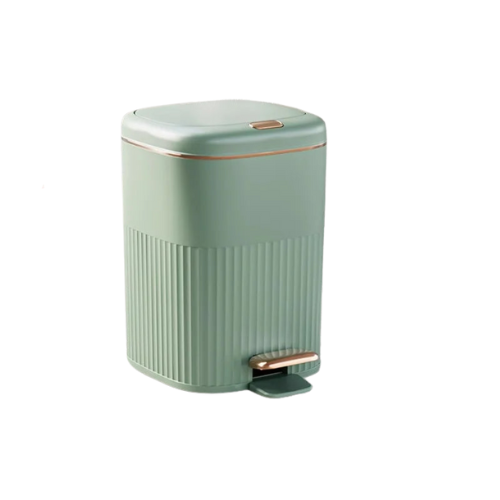 Poubelle à pédale - Vert 10L