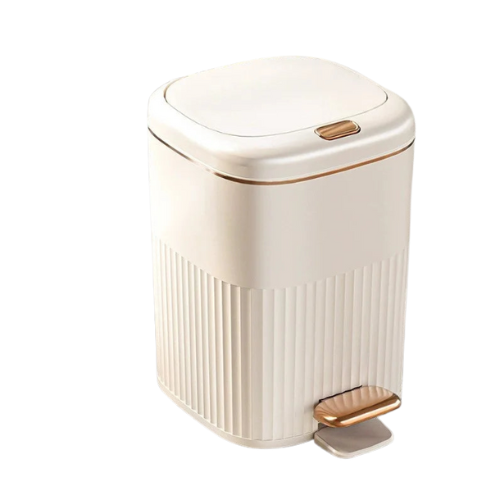 Poubelle à pédale - Blanche 15L