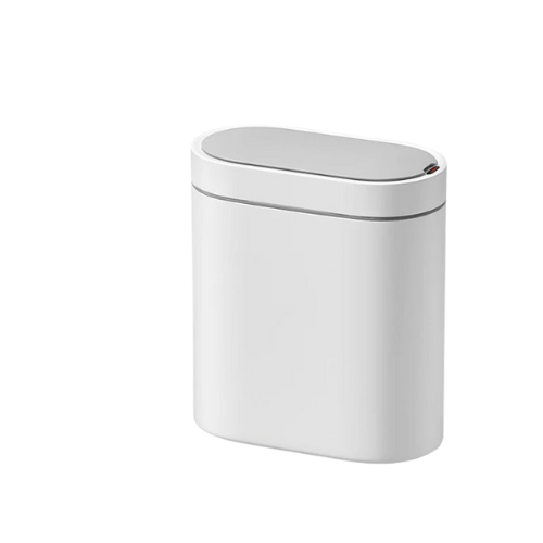 Poubelle automatique - Batterie Blanc 9L