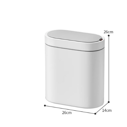 Poubelle automatique - Batterie Blanc 7L