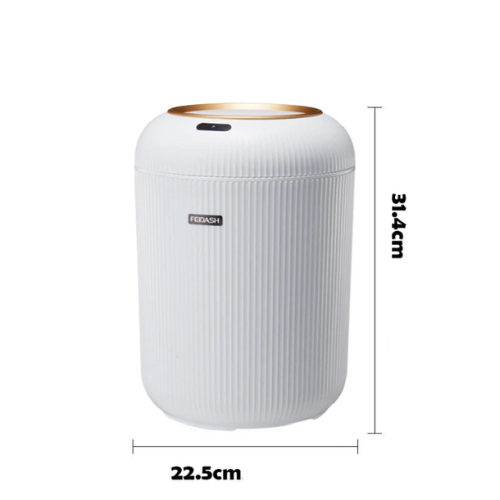 Poubelle automatique - Blanc 10L