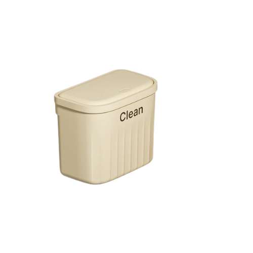 Poubelle de salle de bain - Jaune 12L