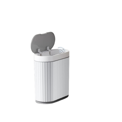 Poubelle de salle de bain - Automatique 9L Gris