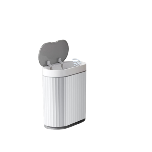 Poubelle de salle de bain - Automatique 7L Gris