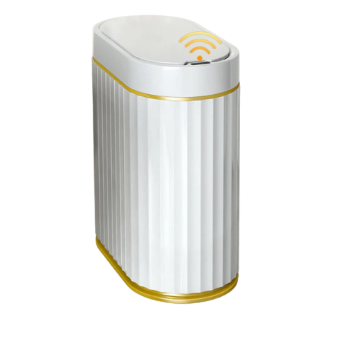 Poubelle de salle de bain - Automatique 9L Dorée