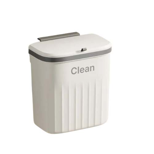 Poubelle de cuisine - Suspendue Blanc 12L