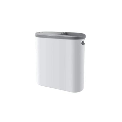 Poubelle de toilette - Blanc 10L