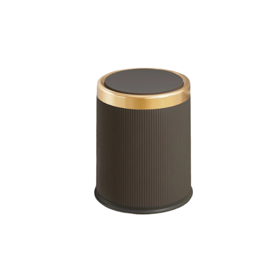 Poubelle de bureau - Gris foncé luxueuse