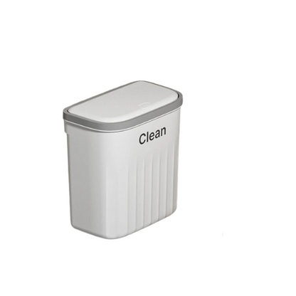 Poubelle de salle de bain - Blanc 6L