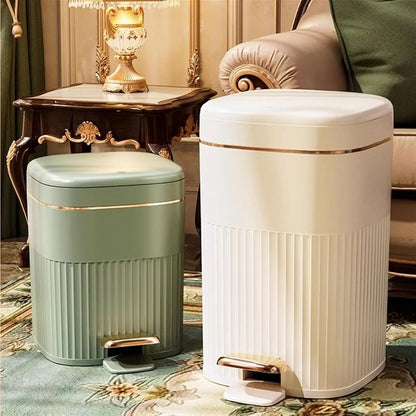 Poubelle à pédale - Vert 15L