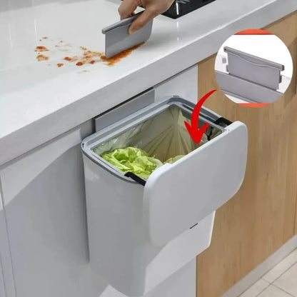 Poubelle de cuisine - Murale 7L & 9L Blanc