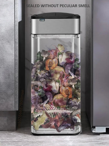 Poubelle de cuisine - Automatique Argent 20L