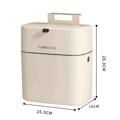 Poubelle de cuisine - Suspendue Beige