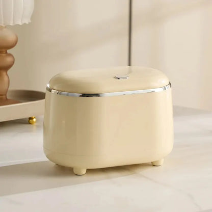 Mini poubelle de bureau - Beishan Crème